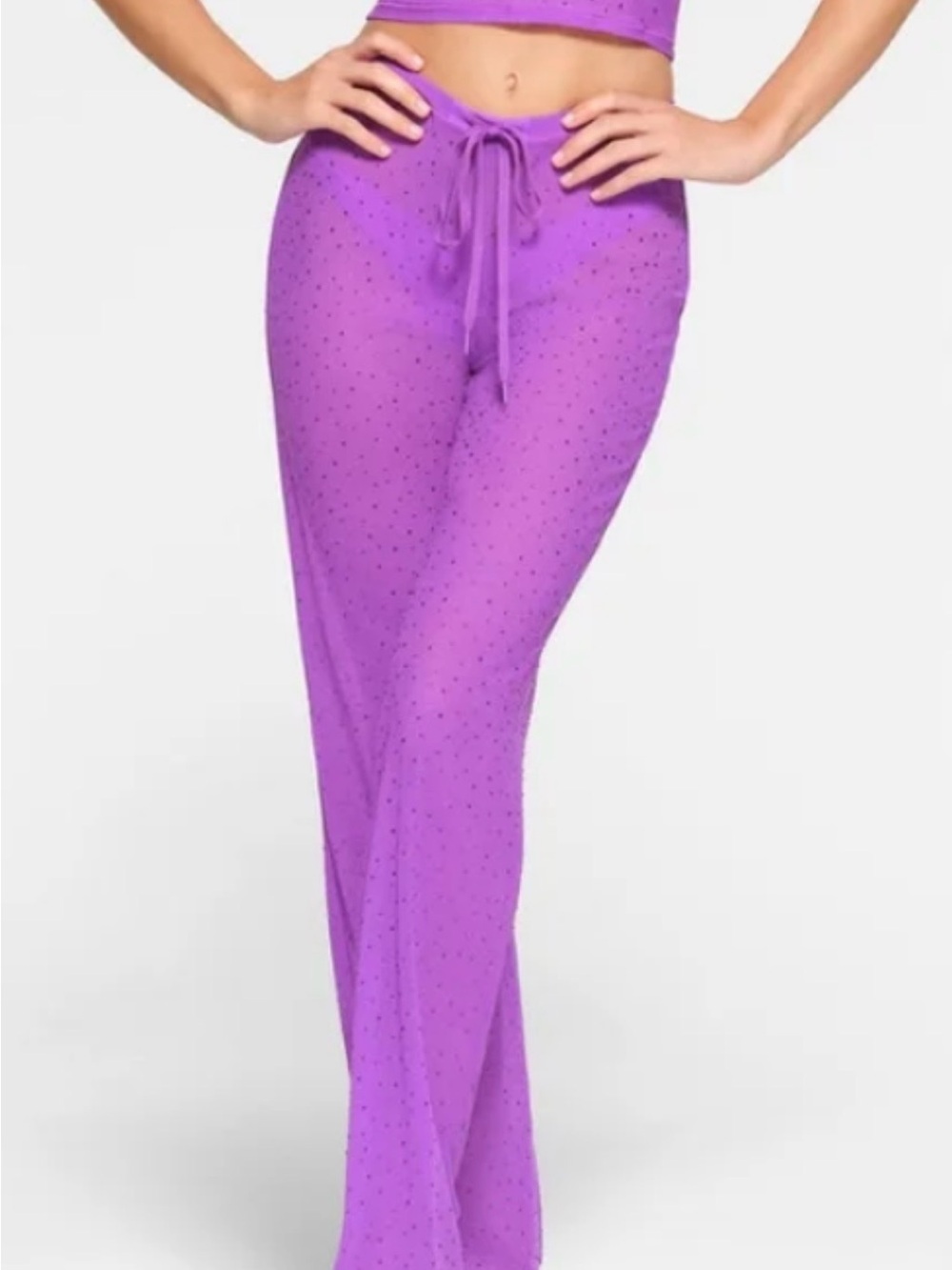SKIMS Mesh Rhinestone Pants 3X
